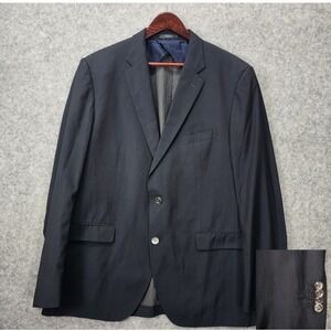 Boglioli Blazer Mens 52 42R Medium Blue Unstructured Light Summer Luxury Italian